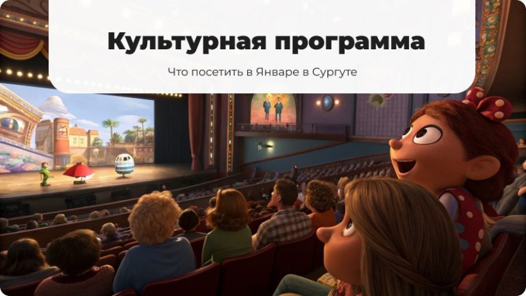 Афиша мероприятий в Сургуте в январе