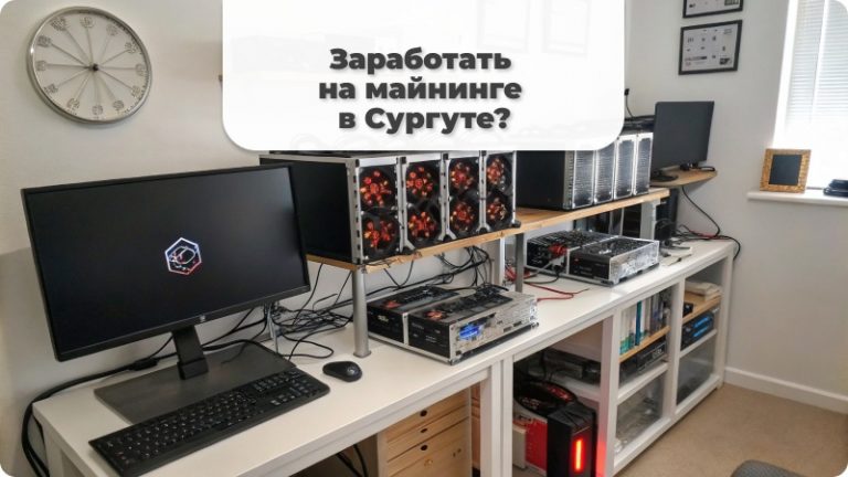 Сколько можно заработать на майнинге криптовалюты в Сургуте