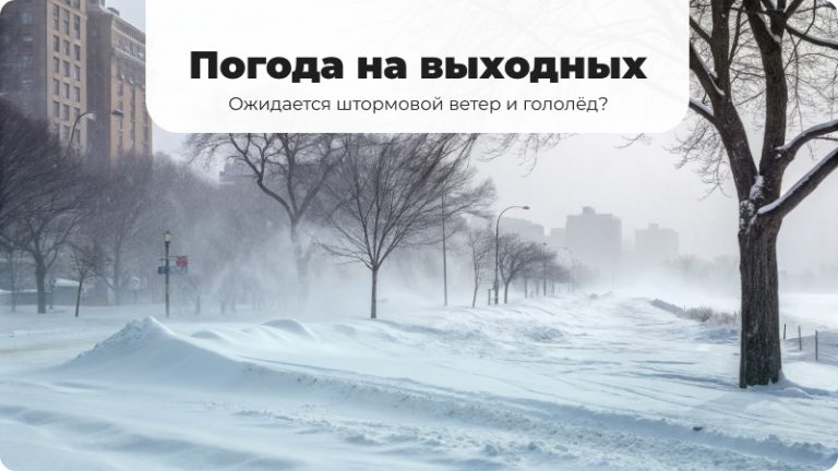 В Югре ожидается штормовой ветер и гололед ❄💨